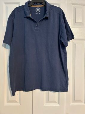 Men's Navy Polo Shirt - XL